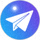 Telegram官方Logo - 纸飞机图标