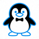 Tux - Linux操作系统吉祥物Logo