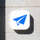 Telegram官方Logo - 一个蓝色的纸飞机图标
