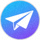 Telegram官方Logo - 纸飞机图标