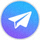Telegram官方Logo - 纸飞机图标