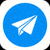 Telegram页脚Logo - 纸飞机图标